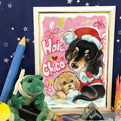 ペット こだわりオーダー似顔絵サンプル ペット こだわりオーダー似顔絵サンプル